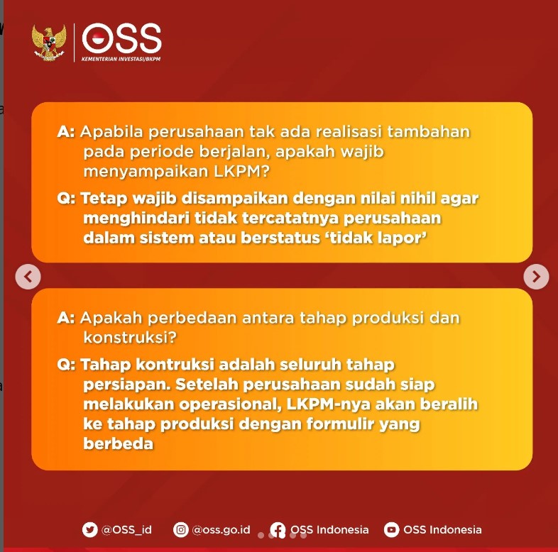 faq pengisian LKPM Lanjutan 2