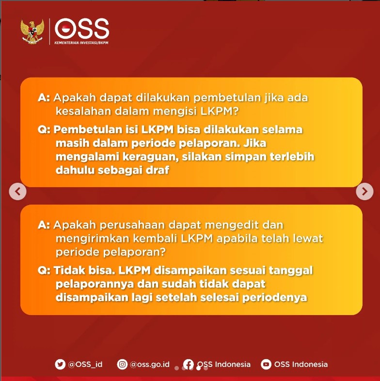 faq pengisian LKPM Lanjutan 3